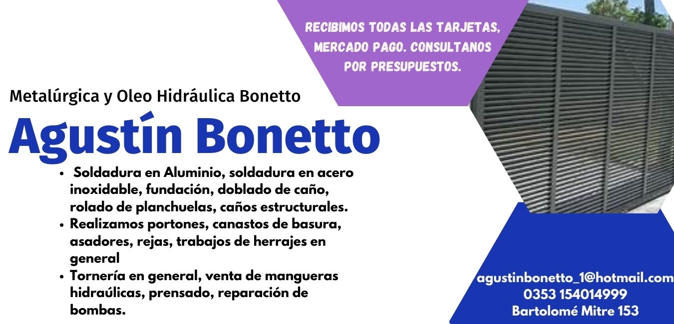 2020-08-08 07:15:00 Metalúrgica y Oleo hidráulica Bonetto